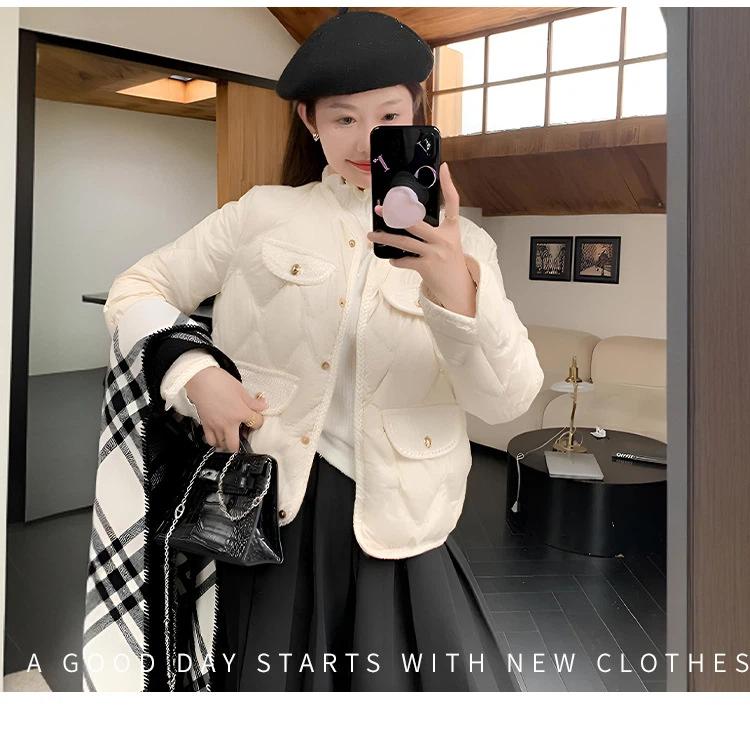 Women’s Short Thin Lightweight Winter Jacket