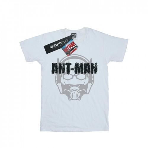 Marvel Womens/Ladies Ant-Man Helmet Fade Cotton Boyfriend T-Shirt