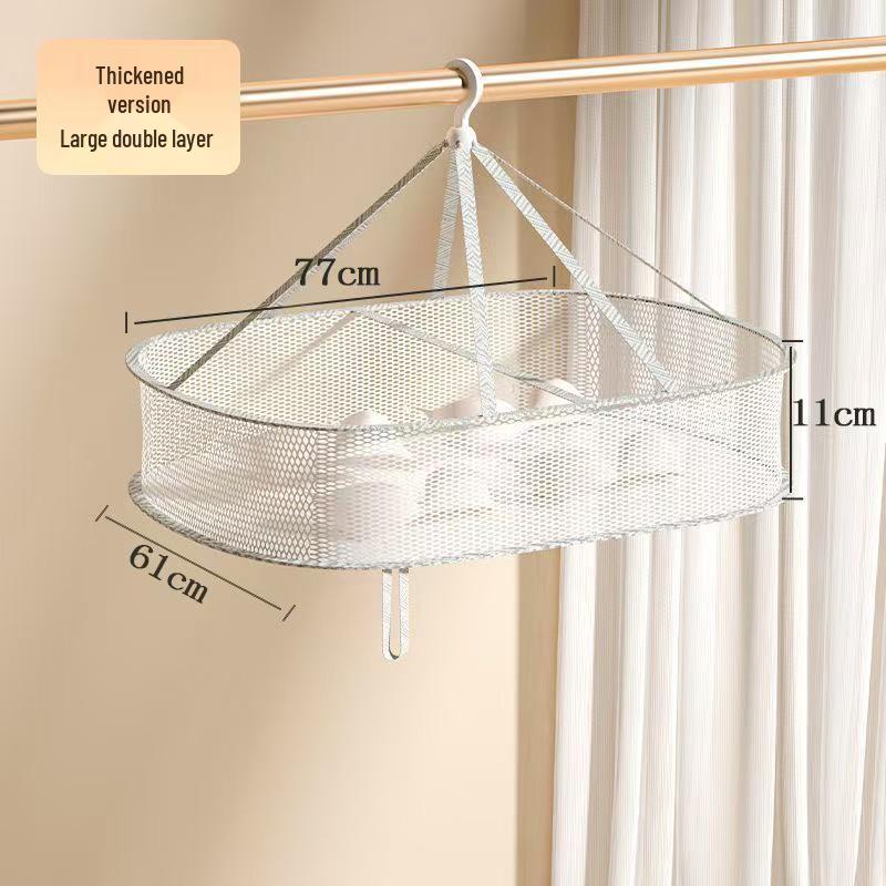 Socks Drying Net, Clothes Drying Rack Basket, Flat Wool Sweater Net, Underwear and Sweater Dryer