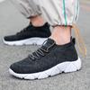 Zapatillas de running nuevas para hombre de caña baja con cordones, suela blanda, moda casual, zapatillas deportivas casuales para hombre, zapatos planos para caminar