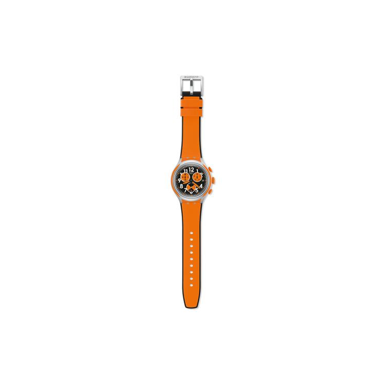 Swatch Herren 45mm Schwarze Uhr YYS4003 YYS4003