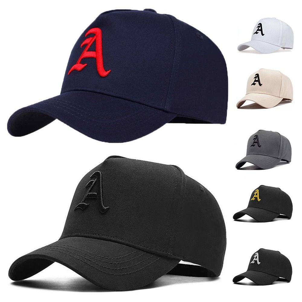 

Outdoor Sports Letter A Baseball Caps Summer Trucker Caps Embroidery Snapback Hat Men Women бежевый