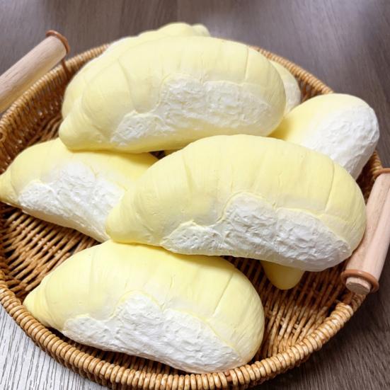 Jouet à presser Durian Doux Réaliste PU Lentement Élastique Fidget pour Soulager le Stress Mignon Gadget de Décompression en Forme de Fruit pour Enfants Adultes