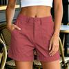 Women's High Waist Wide Leg Hiking Shorts with Pockets, Loose Fit Outdoor Summer Shorts