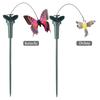 3-1pcs Garden Decor Flying Butterflies Bird Dancing Solar Powered Wobble Garden Yard Outdoor Home Lawn Decoration Farmland Gift