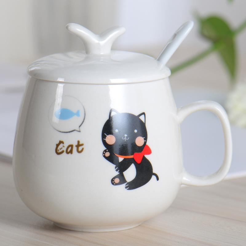 Creative Ceramic Cup Expression Water Cup Household Personalized Coffee Cup Cartoon Cup Mug