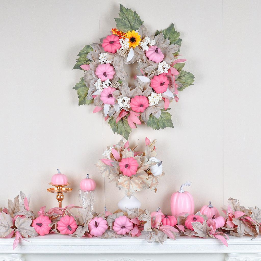 Simulated Flower Wreath Home Door Decoration Flower Wreath Festival Door Decor For Home Party