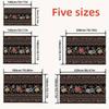 Exotic Retro Flower Embroidery Texture Art Tablecloth Impermeable Wipeable Cover For Family Dinner Kitchen Multi Scene Table