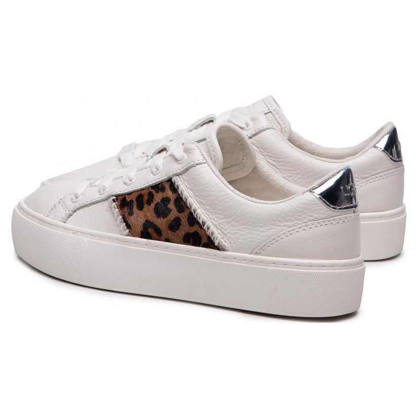 UGG Leather Casual Comfort Low-Top Sneakers Women Sneakers White 1120013-CMLP