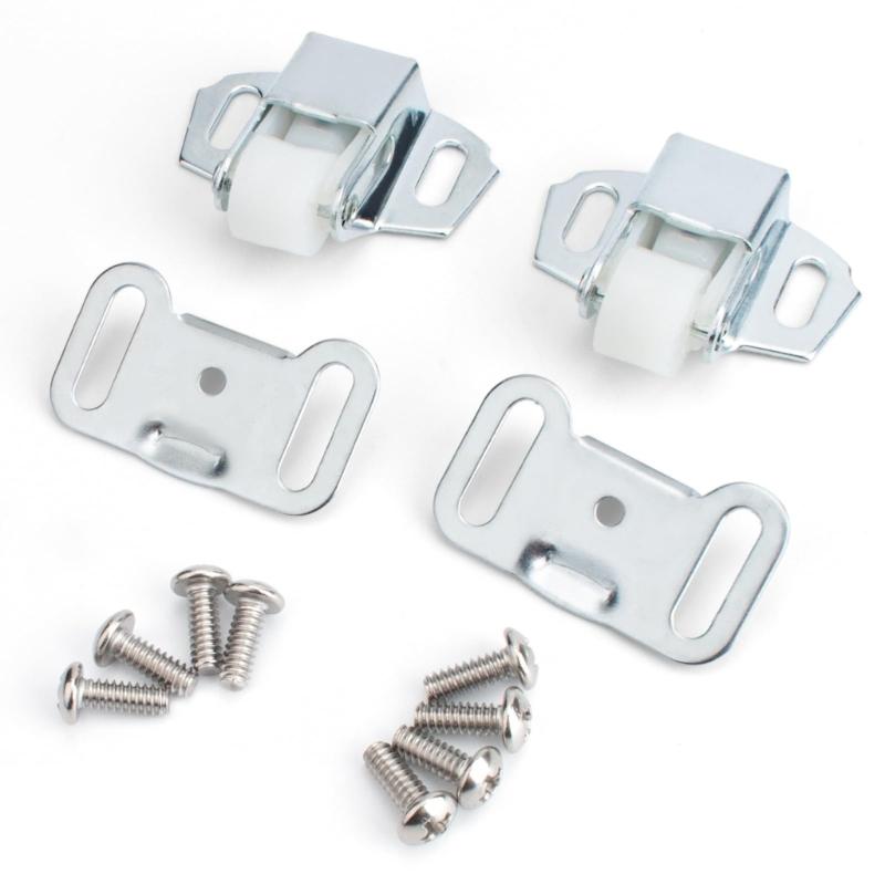 10Pcs Home Wardrobe Door Buckle Flat Bottom Low Leg Door Clip Cabinet Door Latches Heavy Duty Roller Catches Enduring