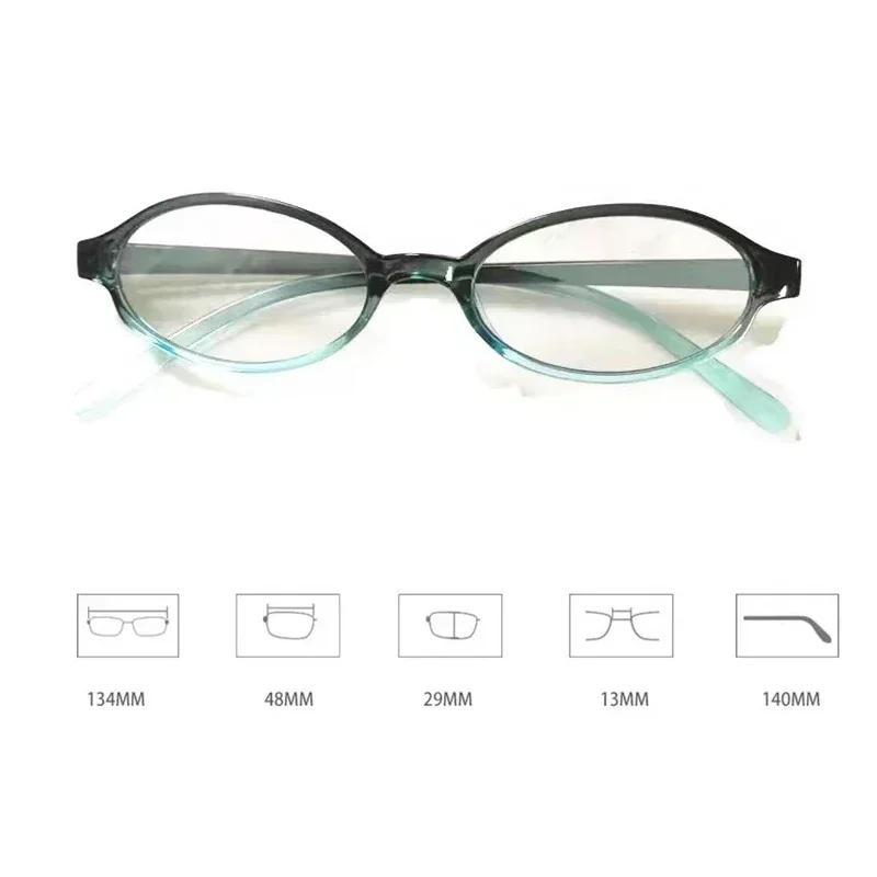 Women Fashionable Myopia Glasses Trendy New Small Frame Near Sight Eyeglasses for Female Men Vintage Oval Computer Eyewear