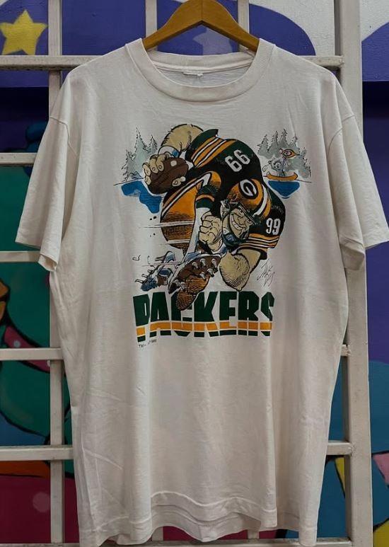 Green Bay Packers Jack Davis 90s Retro Style Unisex Men Women T Shirt HN3641
