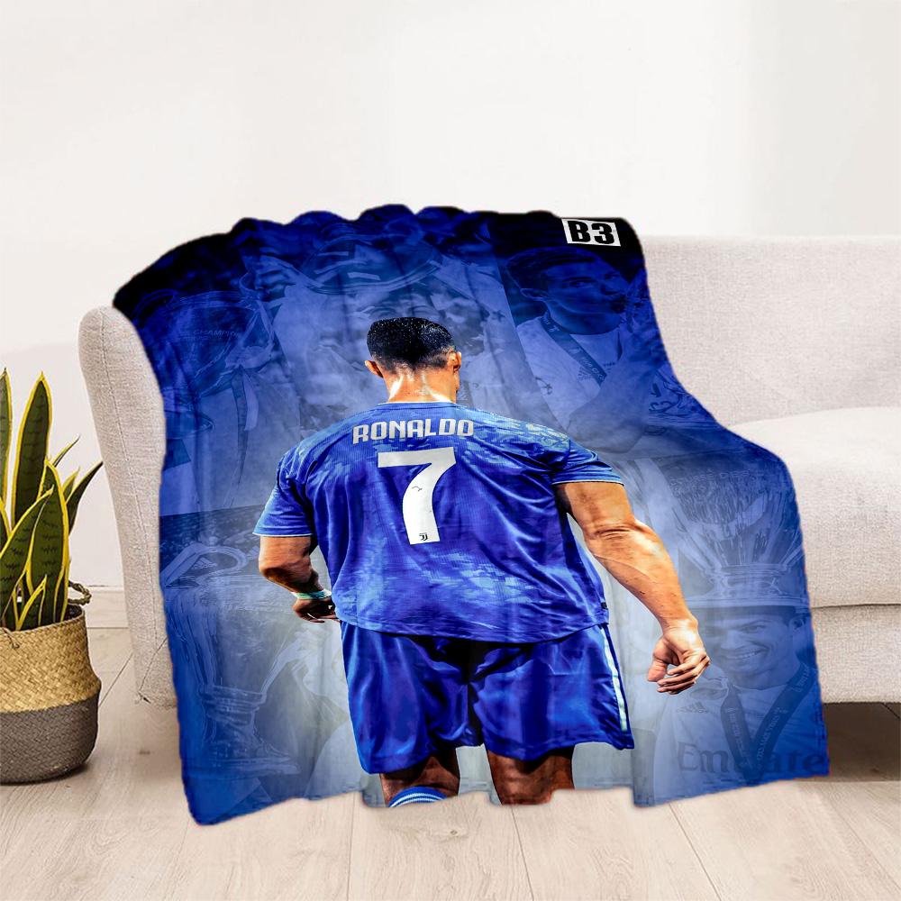 Cristiano Ronaldo Manchester Blanket Ultra-Soft Suitable for Office Chair Bedding Livingroom Four Seasons Universal Modern Style