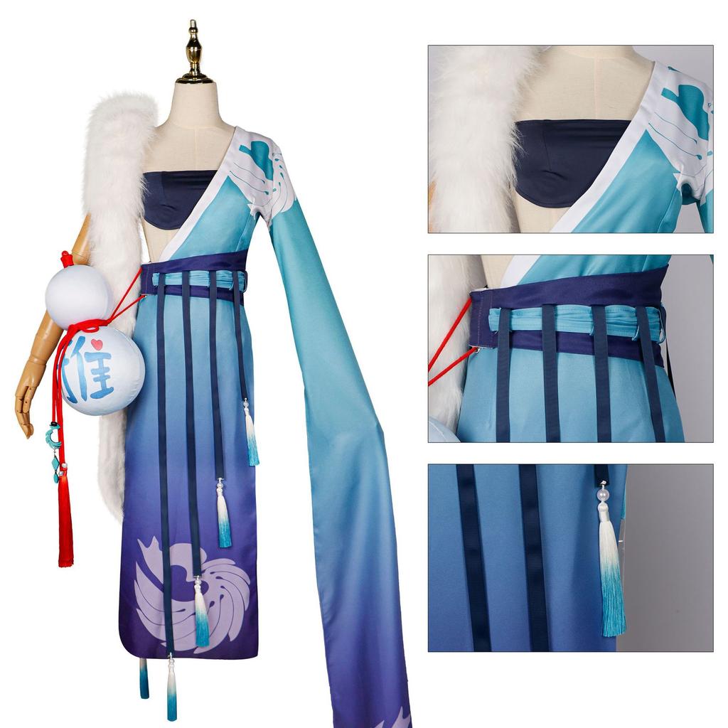 Tushan Yaya & Tushan Rongrong Cosplay Costume, Fox Spirit Matchmaker Halloween Role Play Outfit