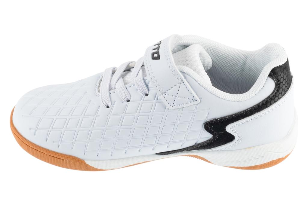 Lotto Dasher K, for Boy White Indoor Football Trainers