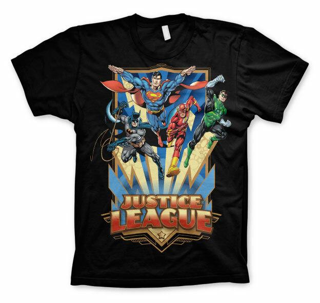 Justice League Official License Team Above! 3XL4XL5XL T-Shirt S