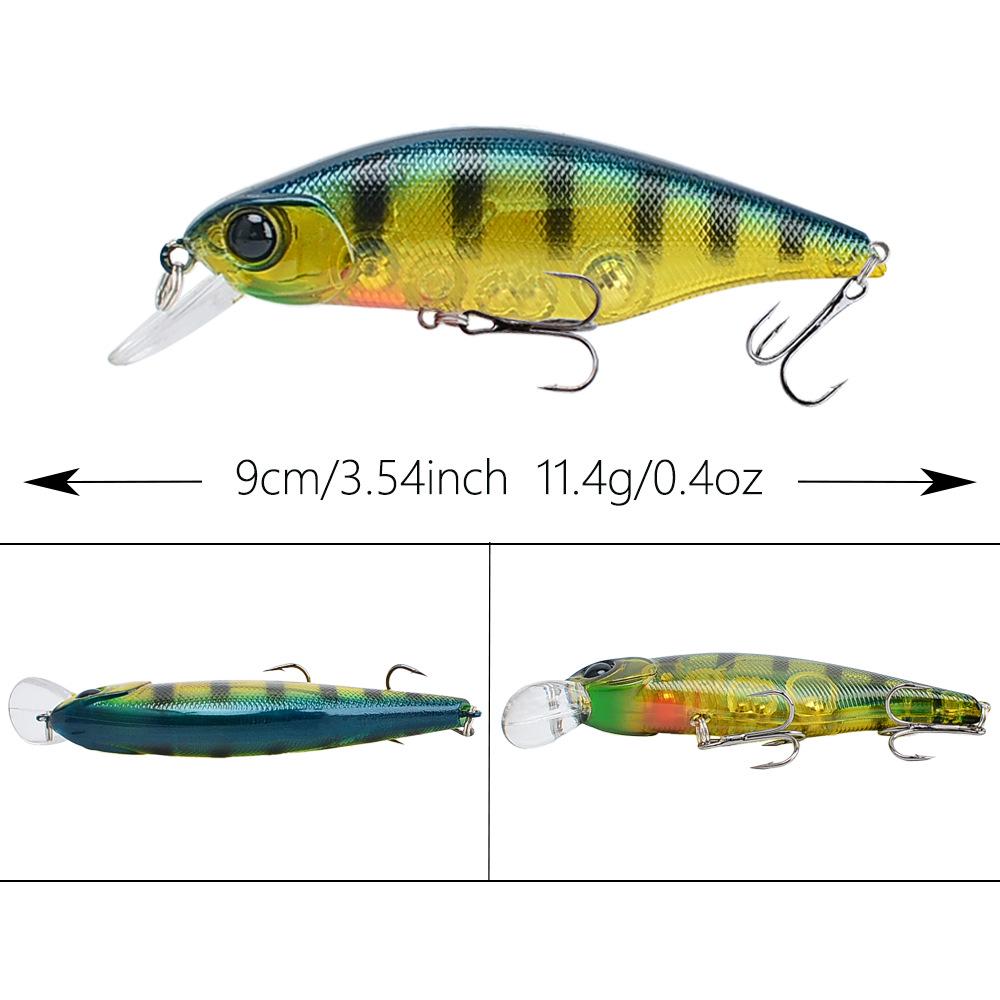 Floating Minnow Fishing Lure 9cm/11.4g - Realistic Fake Fish Bait for Aspius Fishing