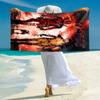 Personalized "Venom Artwork Poster" Beach Towel Microfiber Beach Towel Thin Absorbent for Beach Swimming Yoga Bath Sports. 0910336