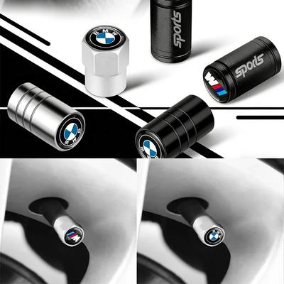4Pcs For BMW M Sports F30 G20 G21 G30 G11 F15 X5 E36 E39 E46 E60 E90 E90 F10 Car Styling Wheel Tire Valve Caps Cover Accessories VFT3