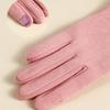 Warm Gloves Women's Autumn and Winter All Finger Sports Touch Screen Plus Velvet Outdoor Cycling Winter Gloves