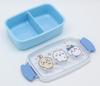 OSK Chiikawa Bento Box Made in Blue (with dividers), 500ml, Japan, Antibacterial, PL-1R,