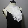 Ruffle Lace Jabot False Collar Steampunk Victorians Colonial Neck Collar Necktie