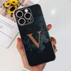 For iPhone 16 Pro Max iPhone16 Pro Fashion Initial Letter Case For iPhone 16Pro 16ProMax Clear TPU Soft Silicone Phone Cases