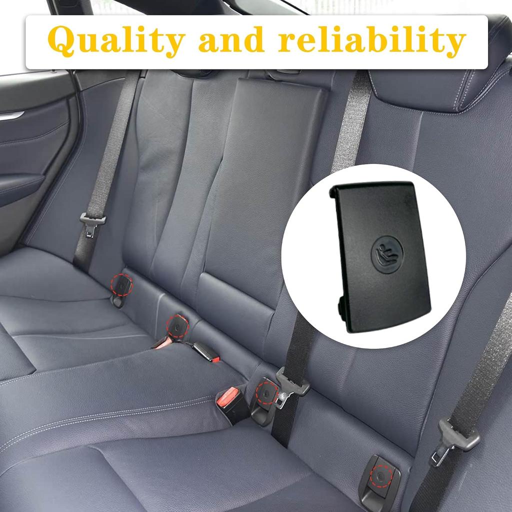 for BMW 4 Series M4 Child Seat Anchor Cover,ISOFIX Cover Rear Seat Anchor Cover Replacement for BMW 4 Series M4 420i 425i 428i 430i F32 F36 2013-2019