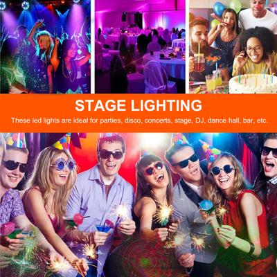 18 LEDs Par Light Stage Lamp Lighting Supported DMX512/ Sound Activated/ Master-slave/ Strobe Mode