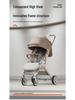 Two-way, Three-position Stroller: Sit or Lie, One-click Fold, Ultra-light, Portable Four-wheel Outdoor Baby Carriage.