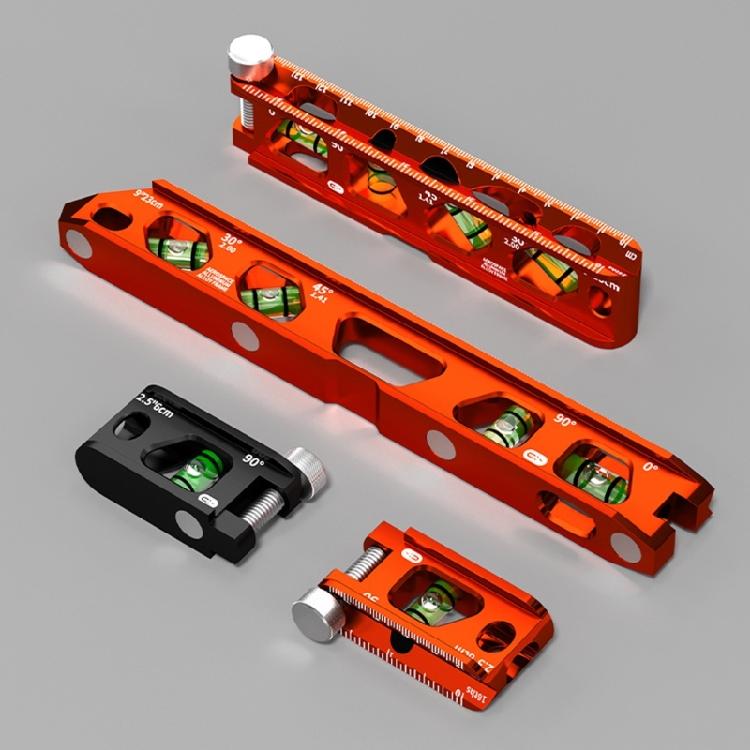 Multipurpose Aluminum Alloy Level Magnetic V Grooved Base 4 Accuracy Vials British Metric Measurement Scale