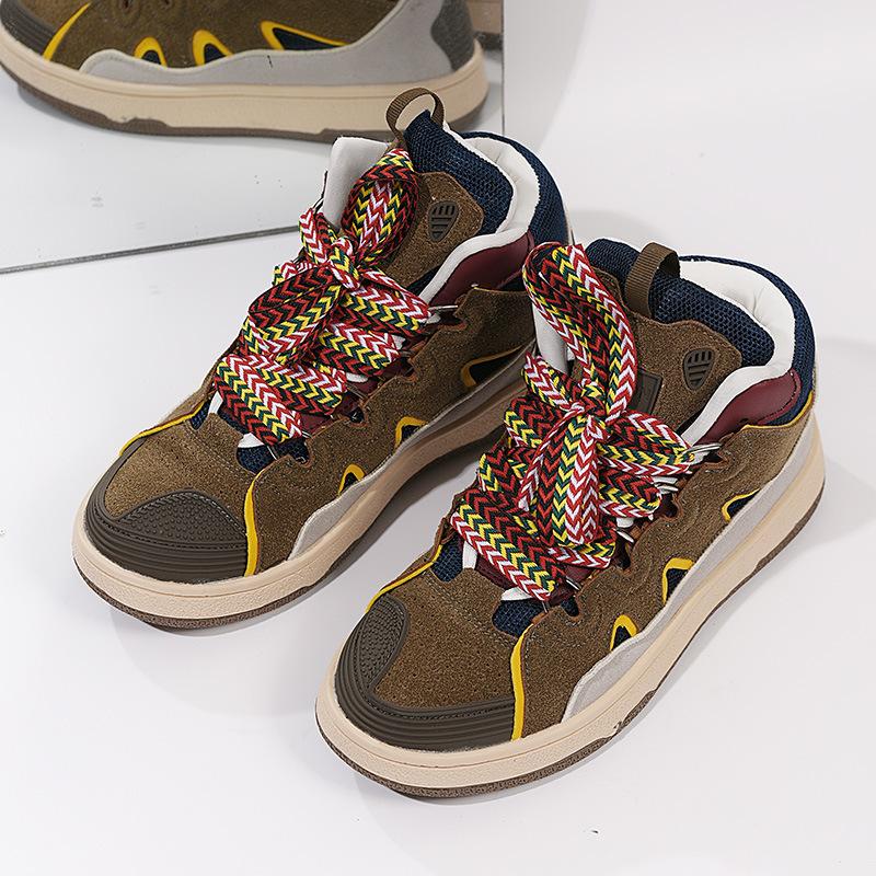 

Popular autumn and winter European station couple bread shoes German training shoes dad high-top casual sports shoes trendy shoes 45