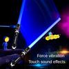 Laser Sword Lightsaber Red And Blue Double Saber Rave Transformation Children'S Gifts Cosplay Plaything Boy Cool Flashing Toys Anime