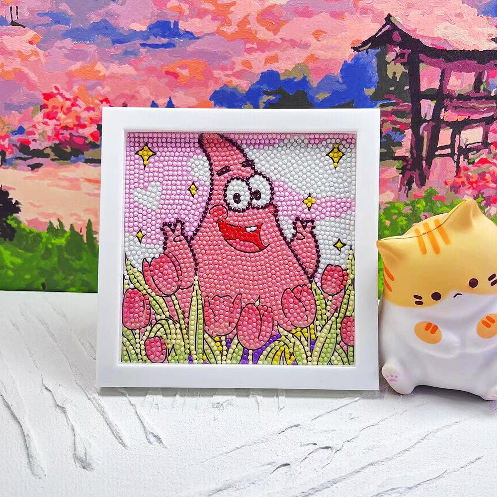 Children'S Diamond Painting Handmade Diy Masonry Painting Cartoon Diamond Sticker Bedroom Living Room Decorative Painting Photo Frame