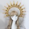 Baroque Luxury Hair Hoop Headwear Gothic Crown Material Package Goddess Pearl Headband Hair Accs for Women Photo