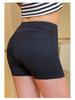 Shorts da Yoga in Denim a Vita Alta Solleva Glutei: Pantaloni Fitness da Donna Autunno/Inverno ad Alta Elasticità Controllo Pancia