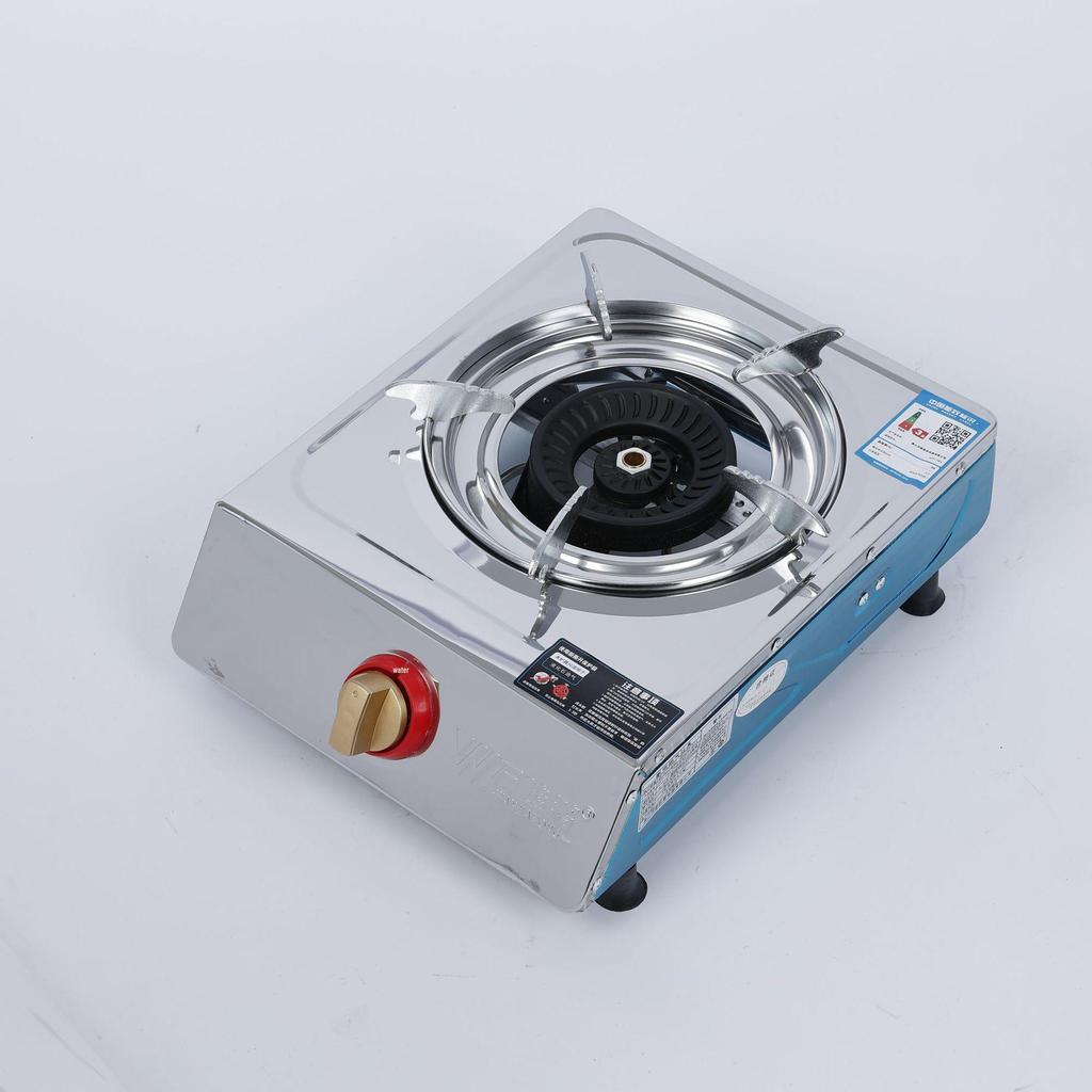 High-Power Stainless Steel Single Burner Gas Cooktop for Natural and Liquefied Gas