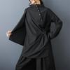 Long Sleeve Oversized Black Shirts & Blouses for Blouse Casual Loose Spring Autumn Tops Women Button Up Shirt