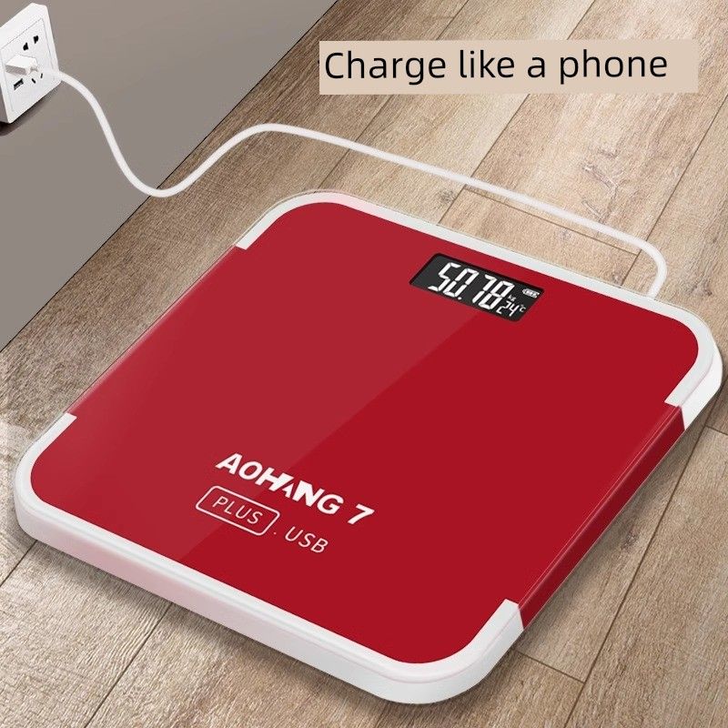 Body Scale Electronic Scale Weighing Scale Rechargeable Household Accurate Increase Weighing Device Weight Weighing Meter Durable