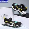 Summer Beach Water Children Sandals Outdoor Non-slip Soft Bottom Shading Leather Boys Comfortable Walking Sandials