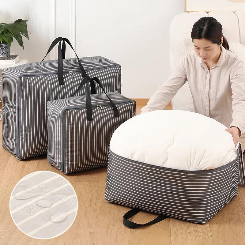 Big Oxford Cloth Storage Bag Organizer Moisture Dust Proof Proof Organizer Waterproof Quilt Clothes Blanket Storage Bag