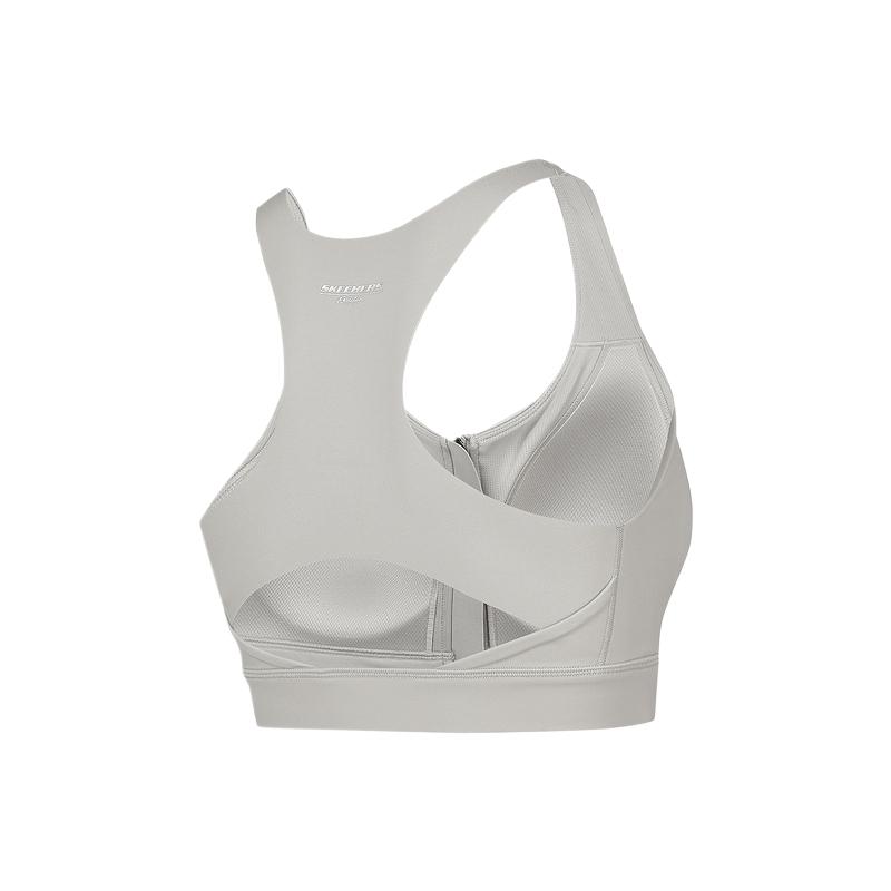 Skechers Freedom Series Comfortable Breathable Lightweight Soft Sports Bra Women underwear Dolphin-Gray P324W055-03UM