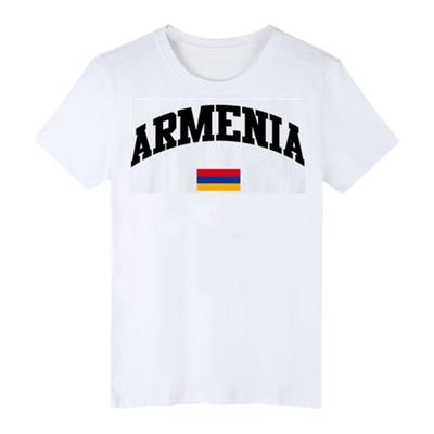 Armenia Flag Men T Shirt Streetwear Short Sleeve T-shirts For Man 3XL High Quality Fashion Male 100% Cotton Summer - Men's Su...