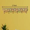 Decorative Door Toran with Floral Design, Multicolour Tassels, Traditional Bandhanwar for Home, Festival, Wedding, Diwali Decoration