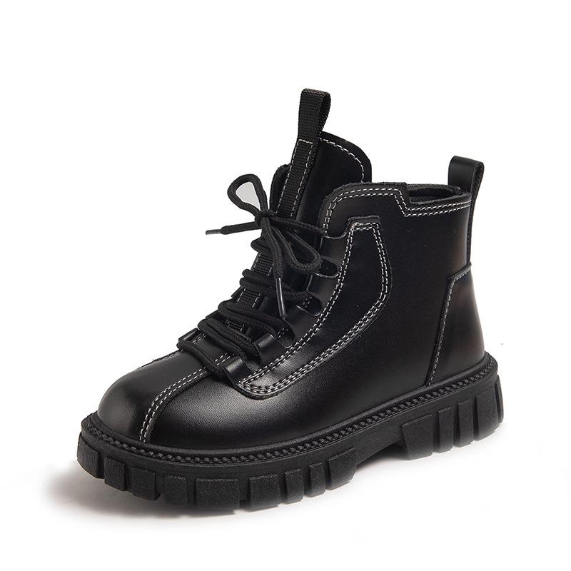 Children's Martin Boots Autumn and Winter 2025 New Girls Soft Sole Single Boots Boys Short Boots Fashion Small Yellow Boots Girls Leather Boots