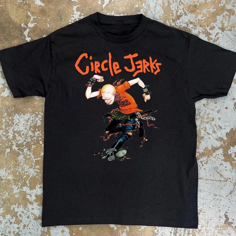 CIRCLE JERKS Skank Man T-Shirt, Circke Jerks Tour 2023 T-Shirt, Circke Jerks 4XL