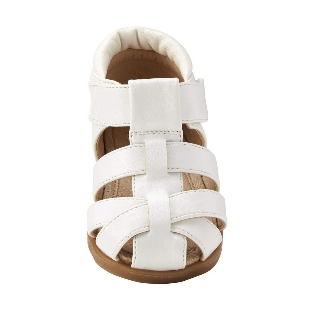 House Hot Baby Sandals for Boys and White [Miki Biscuits] Kids, Girls, 72-9301-820, 13cm,