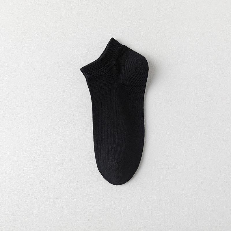 Men's Socks, Summer Thin Cotton Socks, Antibacterial, Anti-pilling, Deodorizing, Sweat-absorbing and Breathable, Summer Sports Boat Socks for Men