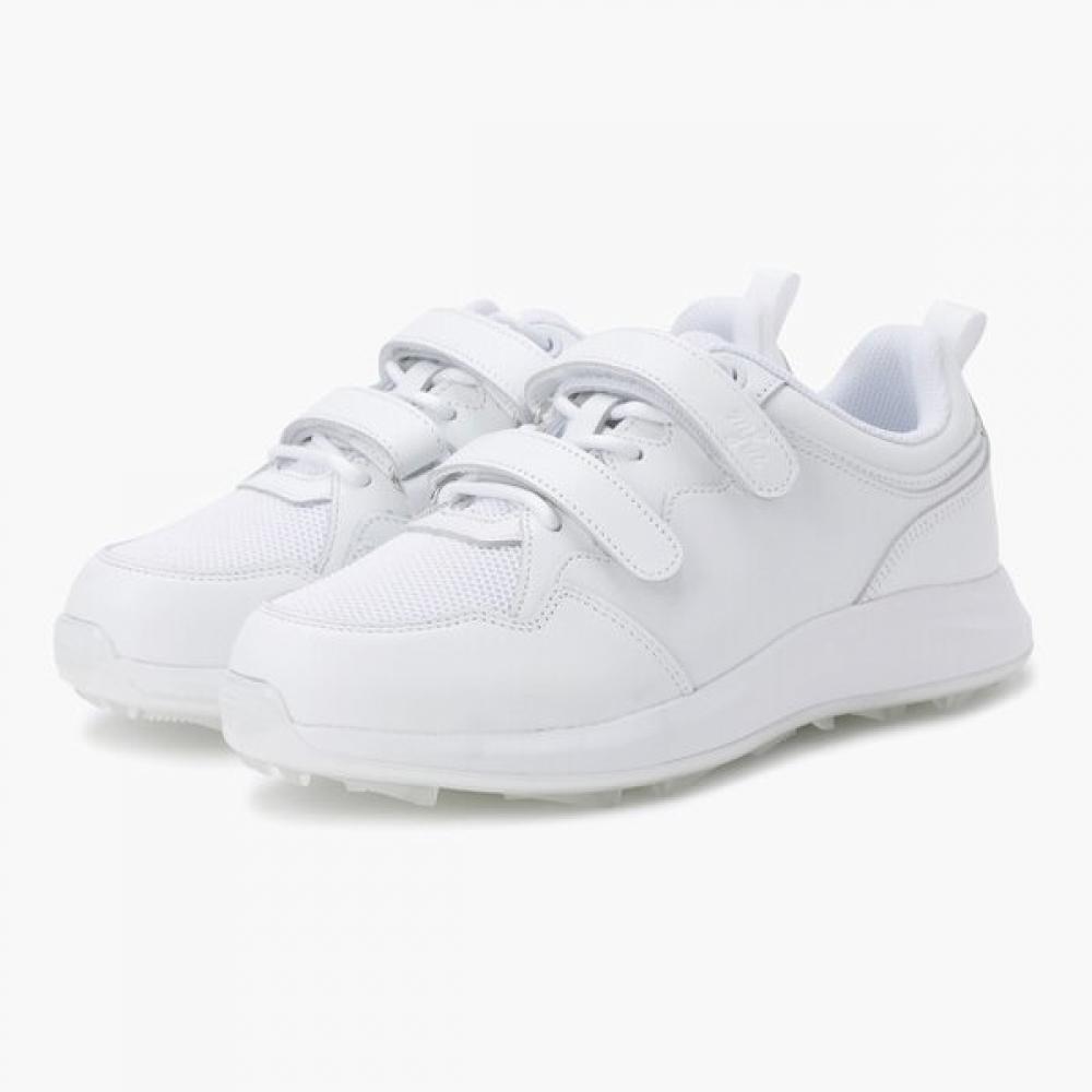 Munsingwear Women Spike Less Shoes Two Velcro White Mq122ssh16