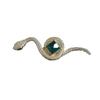 Snake Zodiac Brooch Suit Accessory - High-End Alloy Jewelry for Sweaters & Coats